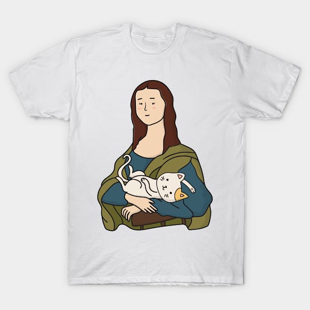 cat mom T-Shirt by AA